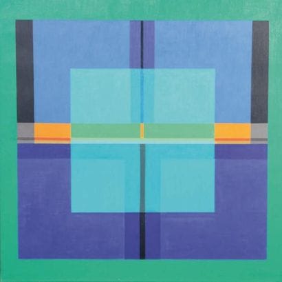 Hernan JARA
Frange en orange Acrylique sur...