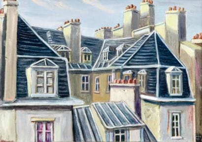 Sergio BIRGA
Toits, rue Meslay Huile sur...