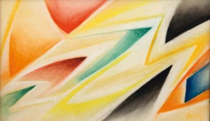 Biago PANCINO
Abstraction futuriste, 1954...