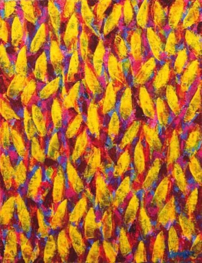 AMOR
O.a 17 Acrylique sur papier marouflé...