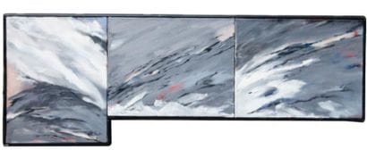 Kate van HOUTEN
Page-4, 1986 Huile sur toiles,...