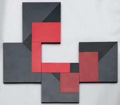 Nicole GUYHART
Assemblage n°5 Acrylique sur...