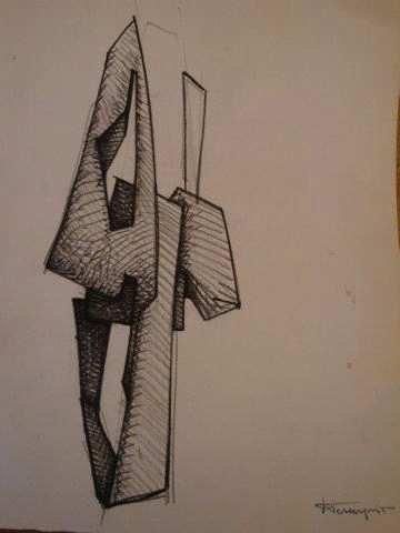 Roger DESSERPRIT
Projet de sculpture, mine...