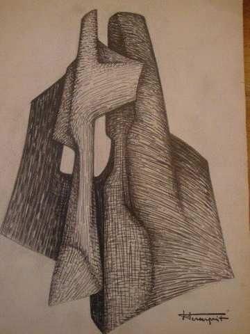 Roger DESSERPRIT
Projet de sculpture, crayon...