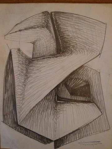 Roger DESSERPRIT
Projet de sculpture, crayon...
