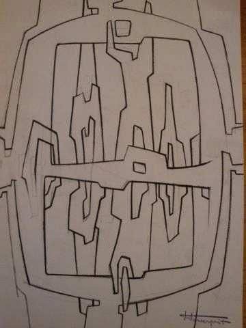Roger DESSERPRIT
Composition, crayon sur...