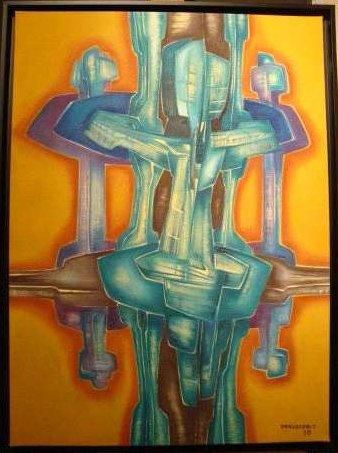 Roger DESSERPRIT
Composition, acrylique sur...