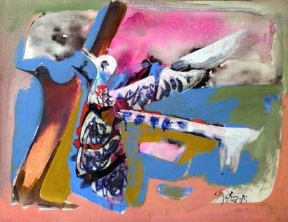 Robert HANES
L'Oiseau Technique mixte sur...