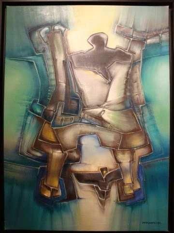 Roger DESSERPRIT
Composition, acrylique sur...