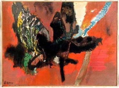 Robert HANES
Arbre Huile sur bois Signé en...