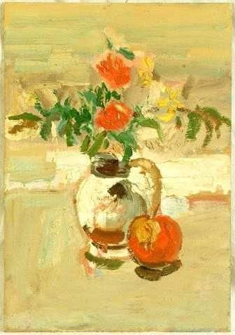 Robert HANES
Nature morte Huile sur bois...