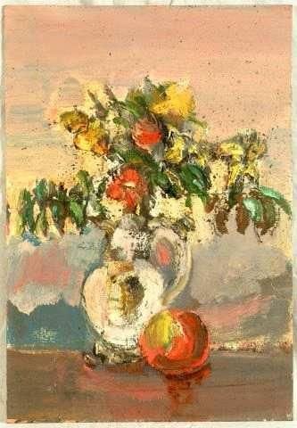 Robert HANES
Nature morte Huile sur bois...