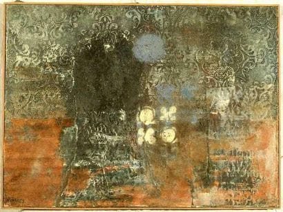 Robert HANES
Soleil Huile sur bois Signé...