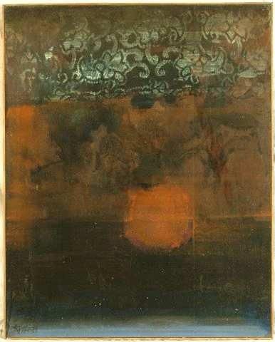 Robert HANES
Soleil Huile sur toile Signé...
