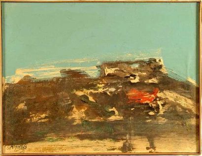 Robert HANES
Banne Huile sur toile Signé...