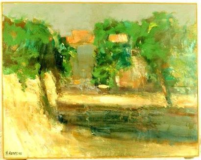 Robert HANES
Place du Fort, Banne Huile sur...