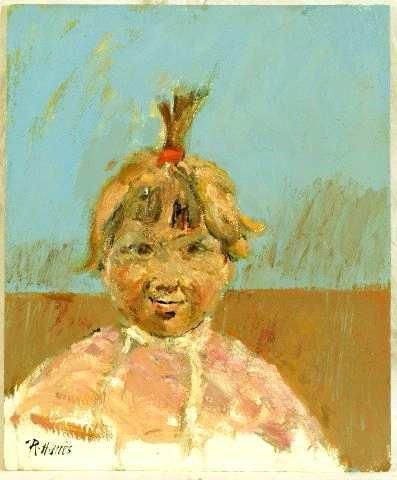 Robert HANES
Portrait Huile sur bois Signé...