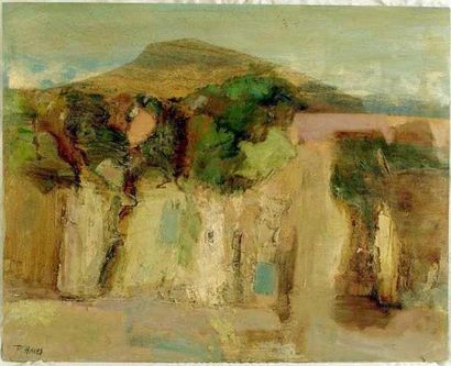 Robert HANES
Ardèche Huile sur bois Signé...