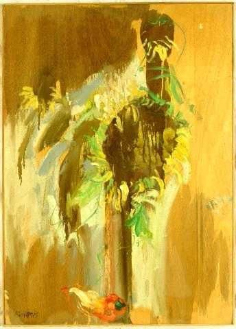 Robert HANES
Nature morte tournesol Huile...