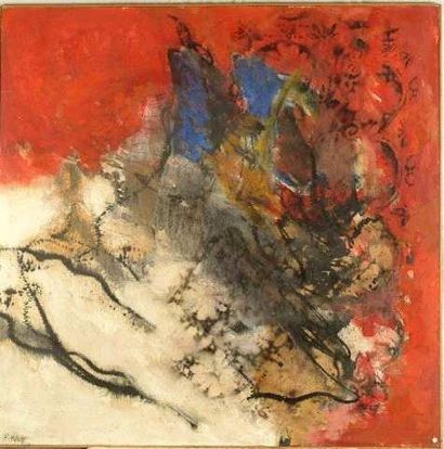 Robert HANES
Composition abstraite Huile...