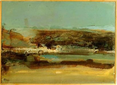 Robert HANES
Marine Huile sur bois Signé...