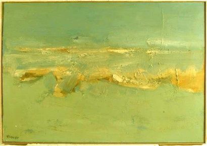Robert HANES
Marine Huile sur toile Signé...