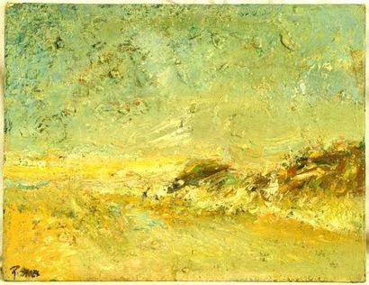 Robert HANES
Marine Huile sur bois Signé...