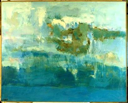 Robert HANES
Marine Huile sur bois Signé...