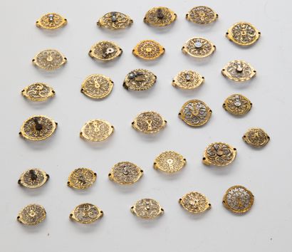 Thirty roosters of watches of which ten of...