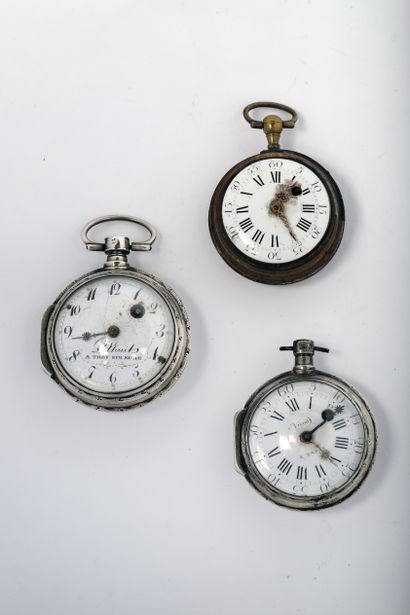 Two verge watches to be restored, one with...