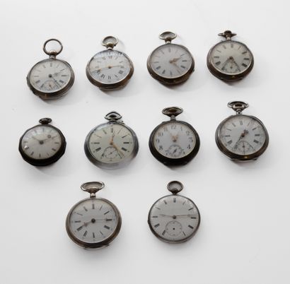 Ten watches of which two with anchor, seven...