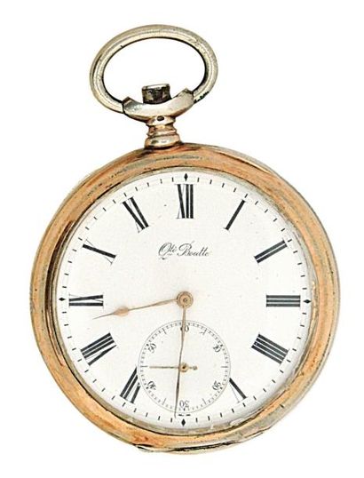 Montre à ancre marquée 'Qté Boutte', vers...
