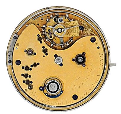 Mouvement de chronomètre de poche signé 'Robert...