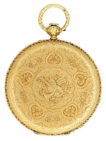 Montre à ancre en or pour le marché turc...
