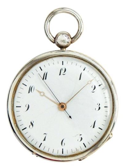 Montre à cylindre à secondes indépendantes...