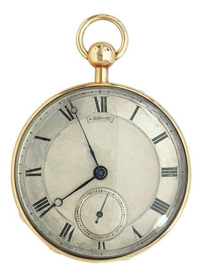 Montre à cylindre à répétition des quarts...