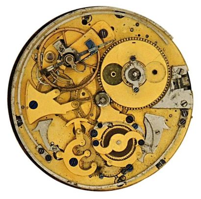 Mouvement d'une montre signé 'Arnold & Dent...