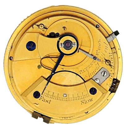 Mouvement d'une montre signé 'Arnold & Dent...