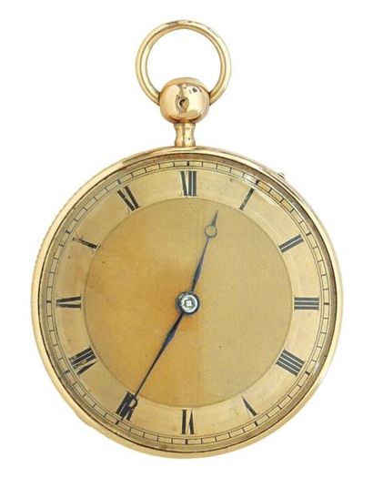 Montre en or à répétition des quarts signée...