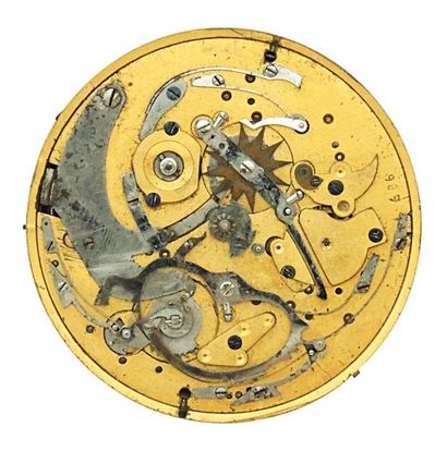 Mouvement d'une montre à répétition des quarts...