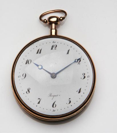 Montre en or à répétition des quarts à toc,...