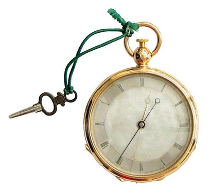 Montre à ancre de côté à répétition des quarts...