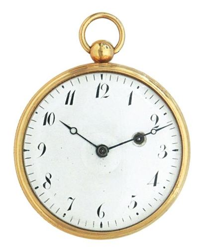 Montre à ancre en or signée 'B[asi]le Ch[arle]s...