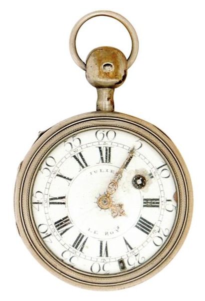 Mouvement d'une montre à verge à répétition...