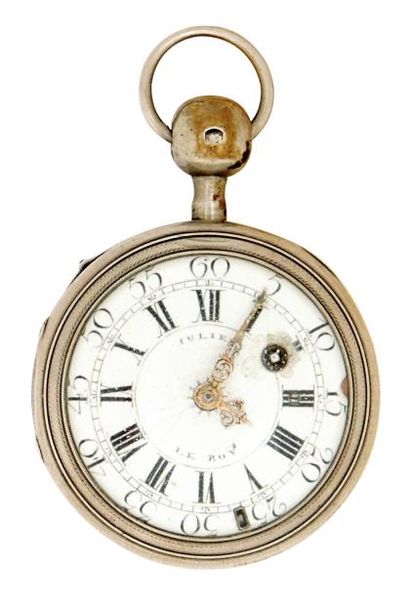 Montre à verge à répétition des quarts à...