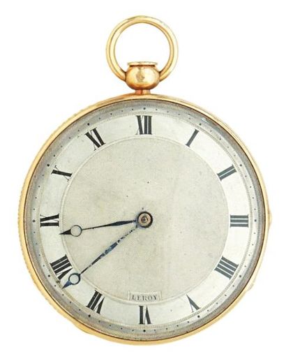 Montre à cylindre à répétition des quarts...