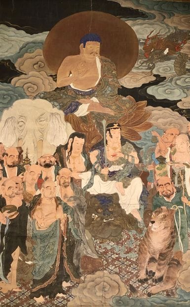Japon, XVIIIe siècle,



Encre et couleurs...