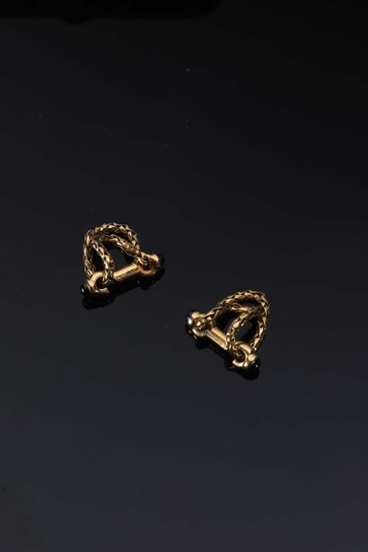 Boucheron. Paire de boutons de manchette...