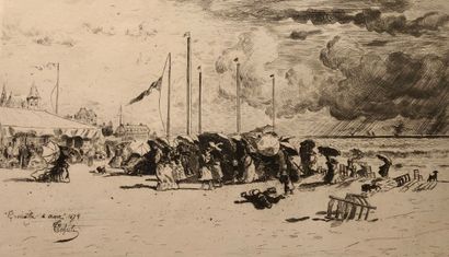 Félix BUHOT (1847-1898)



Un grain à Trouville....