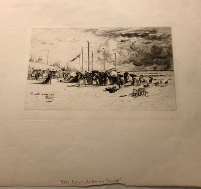 Félix BUHOT (1847-1898)



Un grain à Trouville....